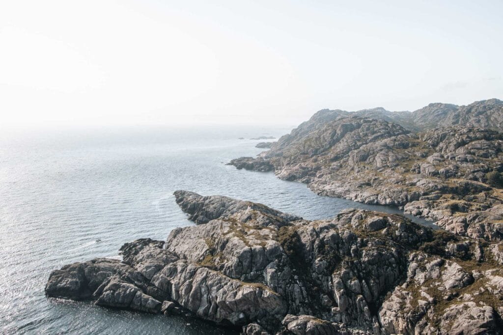 Norwegen Roadtrip - Aussichtspunkt auf Wanderung in Brufjellhalene