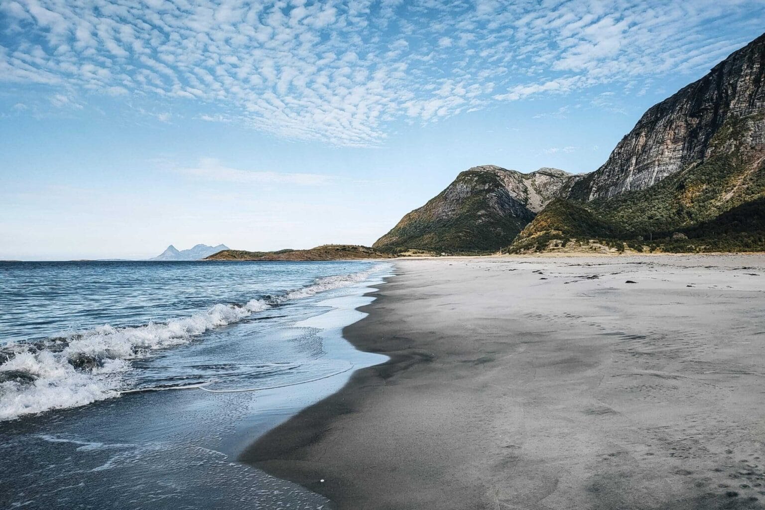 Sandhornøya Strand Landschaft Natur - Norwegen Roadtrip