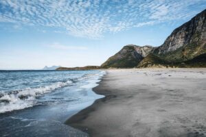 Sandhorn&oslash;ya Strand Landschaft Natur - Norwegen Roadtrip