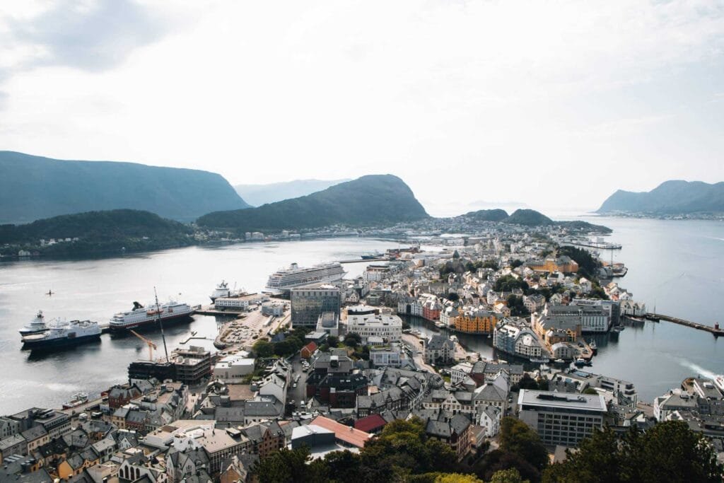 Norwegen Städte Alesund