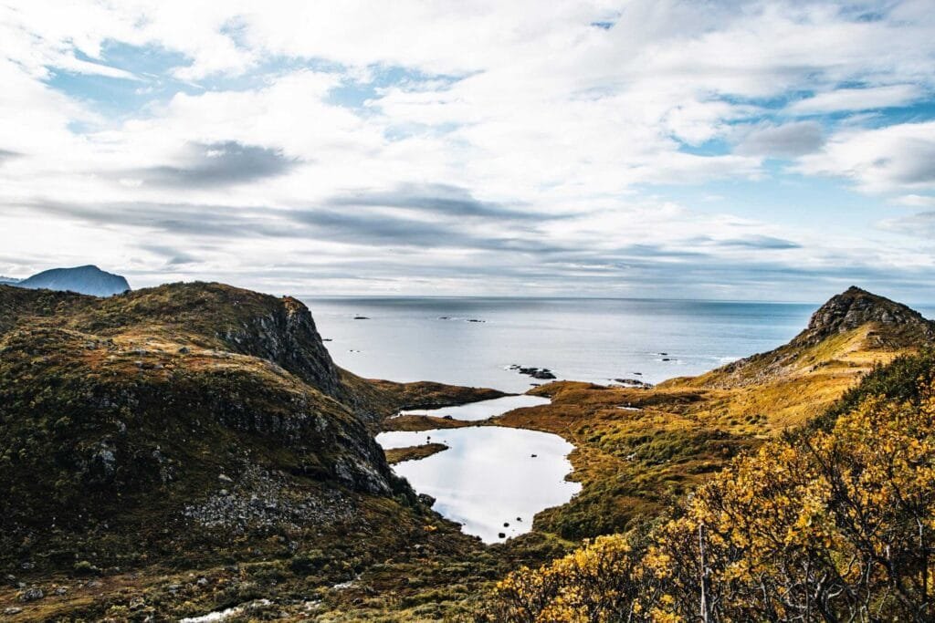 Vesterålen Landschaft im Herbst - Norwegen Roadtrip