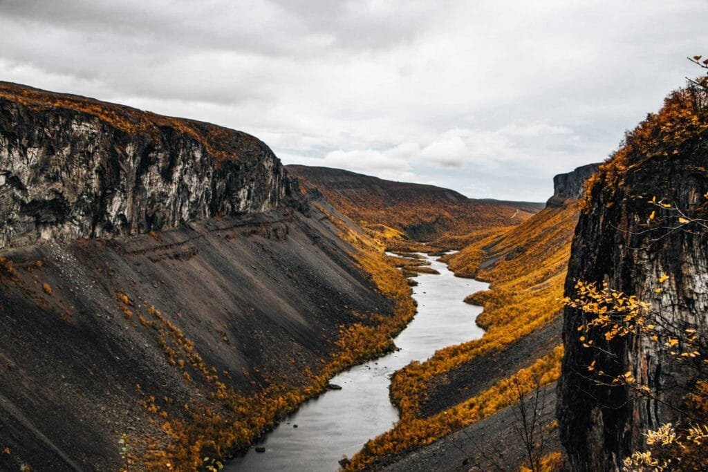 Norwegen Wanderung Alta Canyon