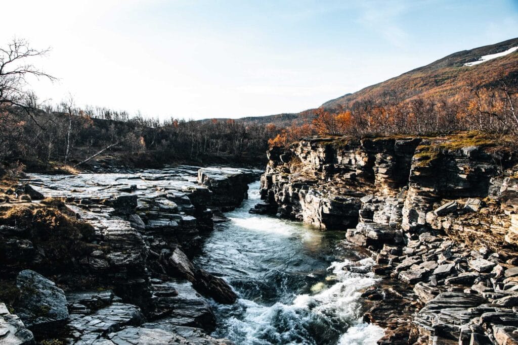 Herbstlandschaft im Abisko Nationalpark - Schweden Roadtrip
