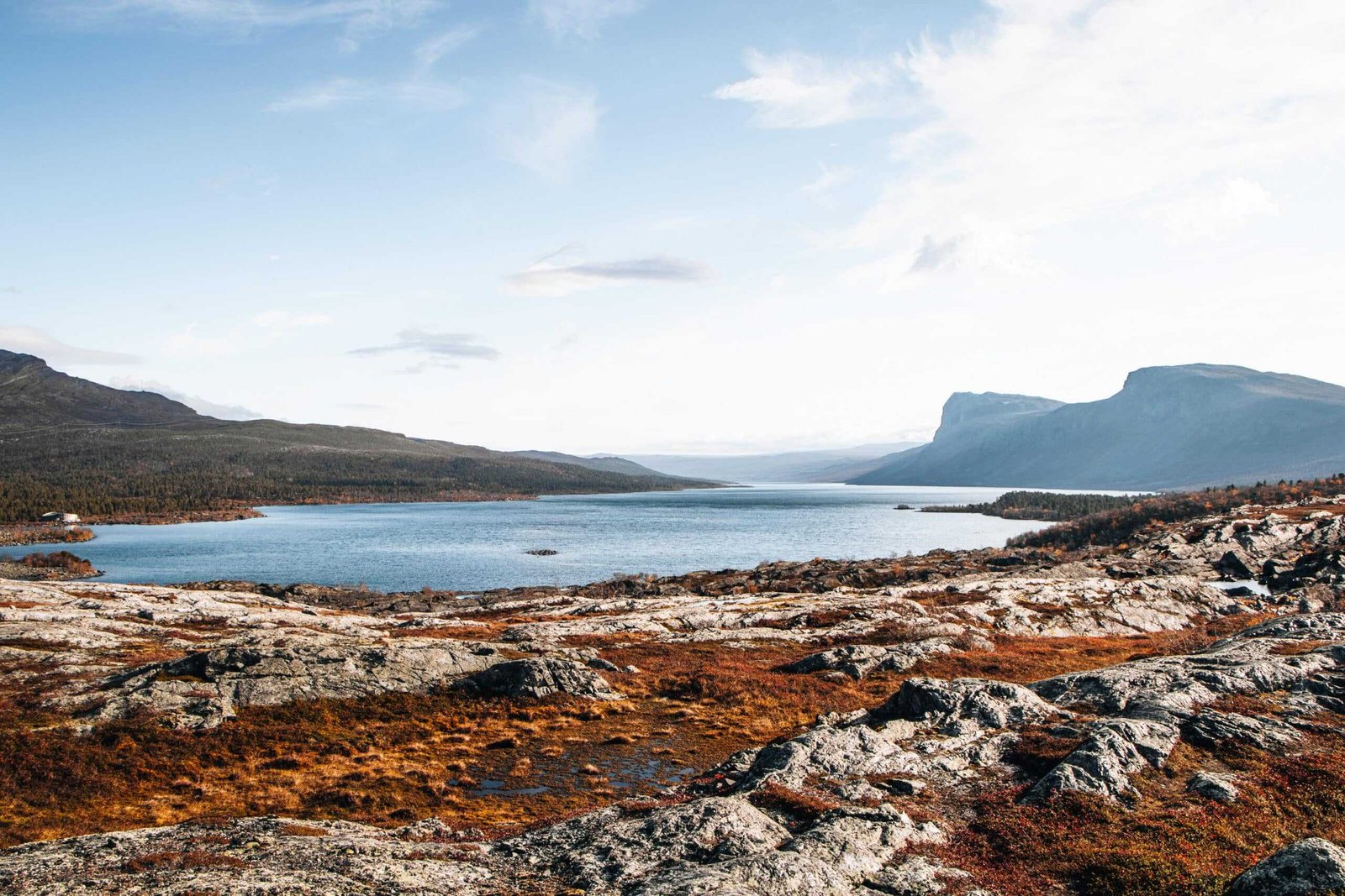 Stora Sjöfallet Nationalpark Landschaft - Schweden Roadtrip