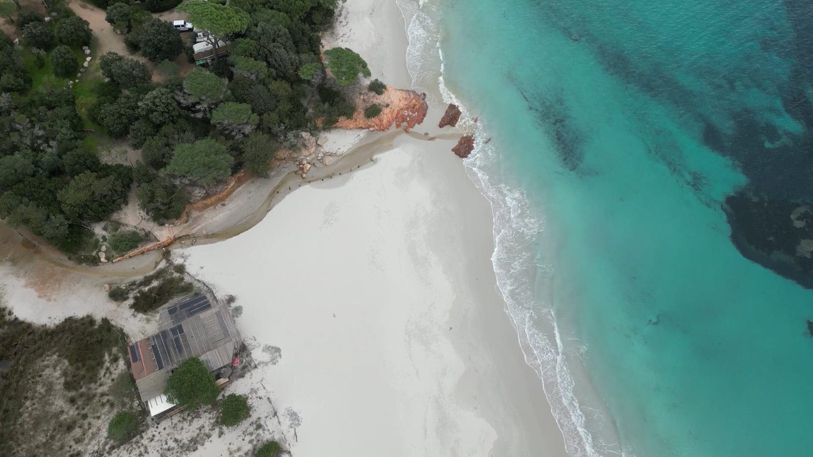 Palombaggia Luftaufnahme – Korsika Rundreise