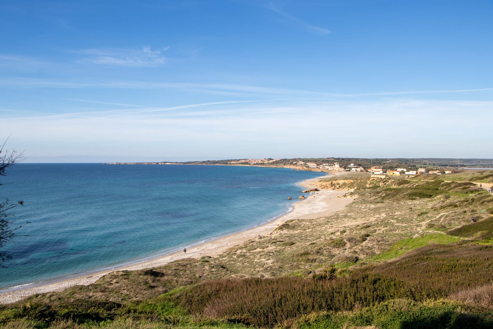 Strand am Capo San Marco in Sardinien