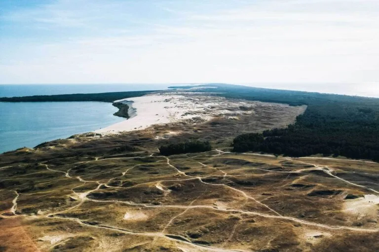 Litauen Sehenswürdigkeiten Luftaufnahme Kurische Nehrung - Baltikum Rundreise