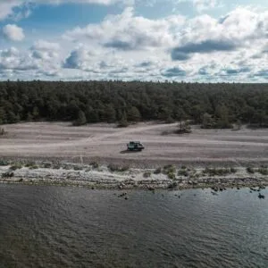 Baltikum Rundreise - Stellplatz RMK Saaremaa