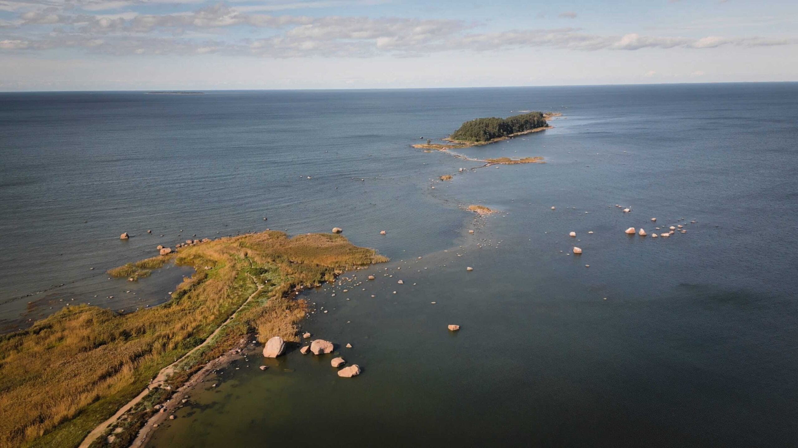 Luftaufnahme von Kuradi saar Estland - Baltikum Rundreise
