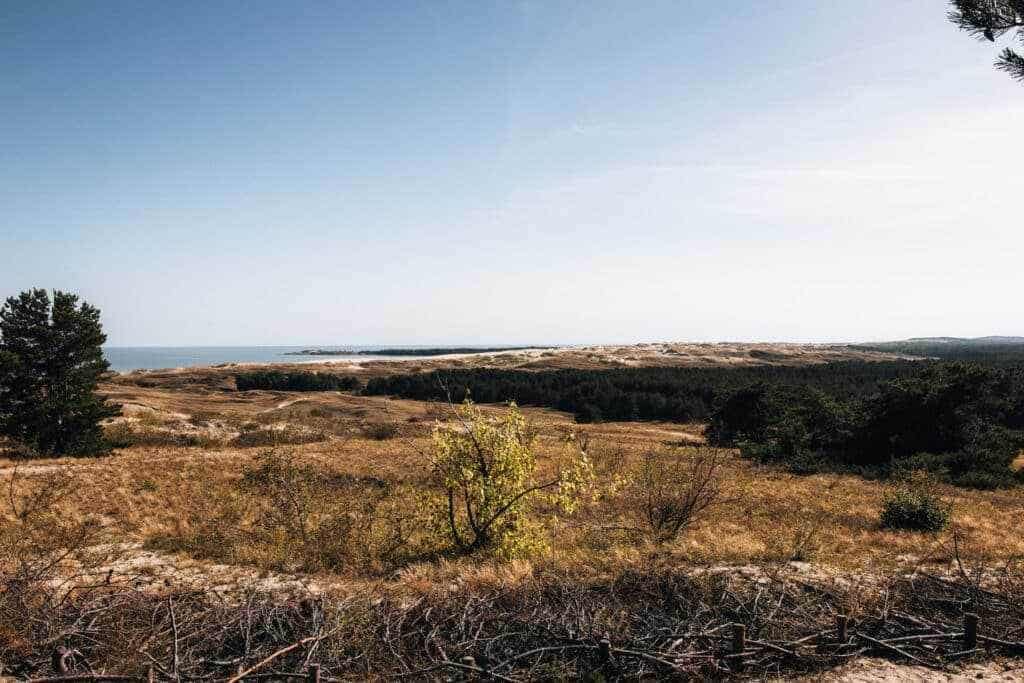 Weite Landschaft der Kurische Nehrung - Baltikum Rundreise
