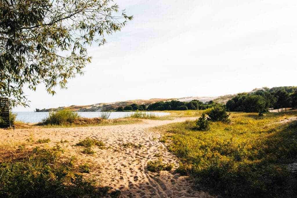 Sandstrand an der Kurischen Nehrung - Baltikum Rundreise
