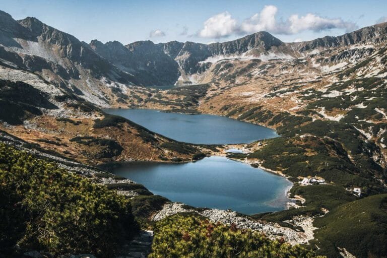 Bergsee während Wanderung Tatra entdecken - Polen Roadtrip