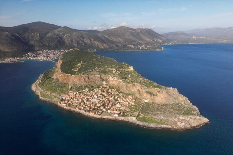 Monemvasia Luftaufnahme