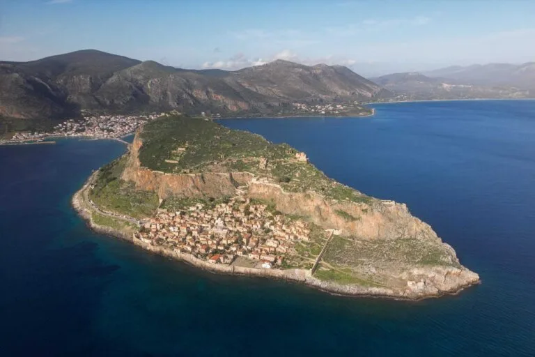 Monemvasia Luftaufnahme