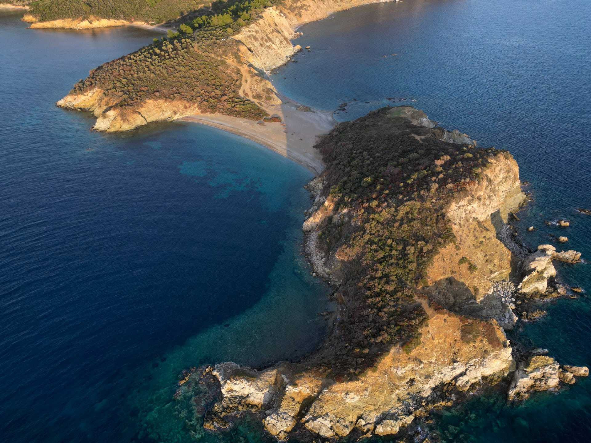 sithonia, Kap Sithonia -