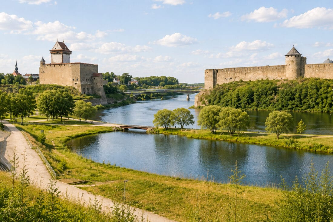 Narva und die Hermannsfeste