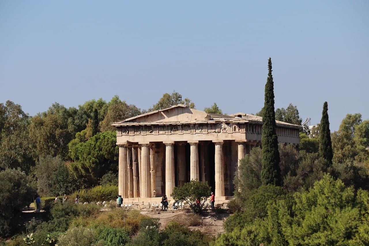 Hephaistos Tempel Agora Athen
