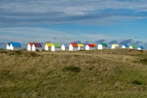 Normandie Sehensw&uuml;rdigkeiten Bunte Holzh&auml;uschen