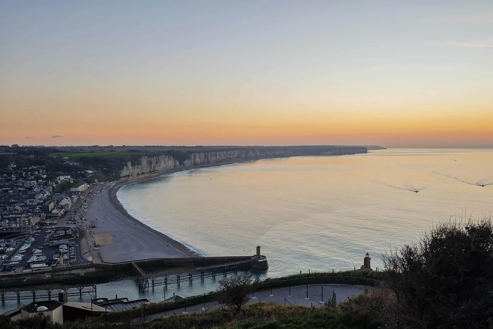 Sonnenuntergang Fecamp