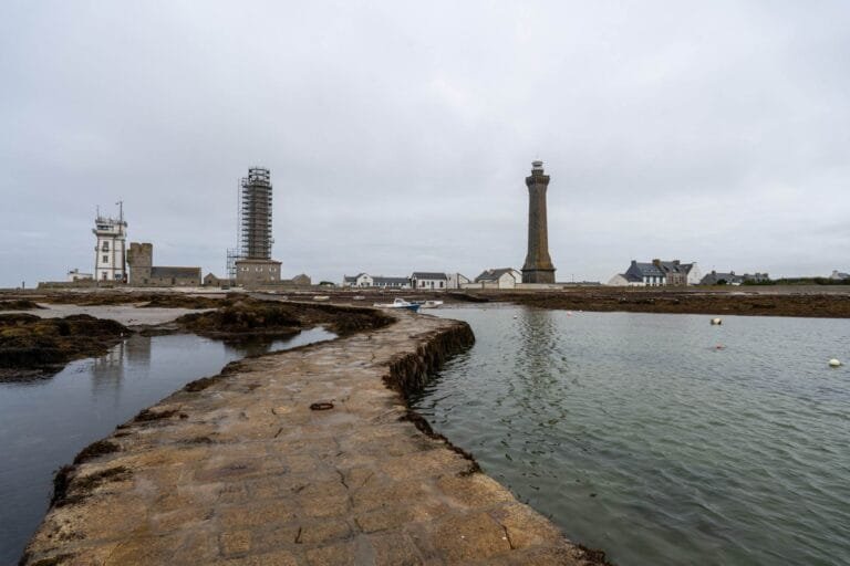 Phare d'Eckmühl Sicht vom Hafen