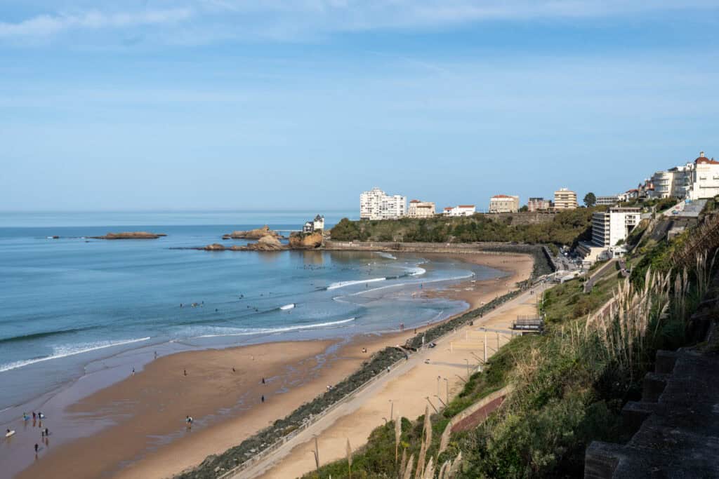 Frankreich Roadtrip, atlantikküste, roadtrip, frankreich, frankreich reise - Frankreich Roadtrip Surferstrand in Biarritz Cote des Basques