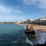 Strand mit Villen in Biarritz