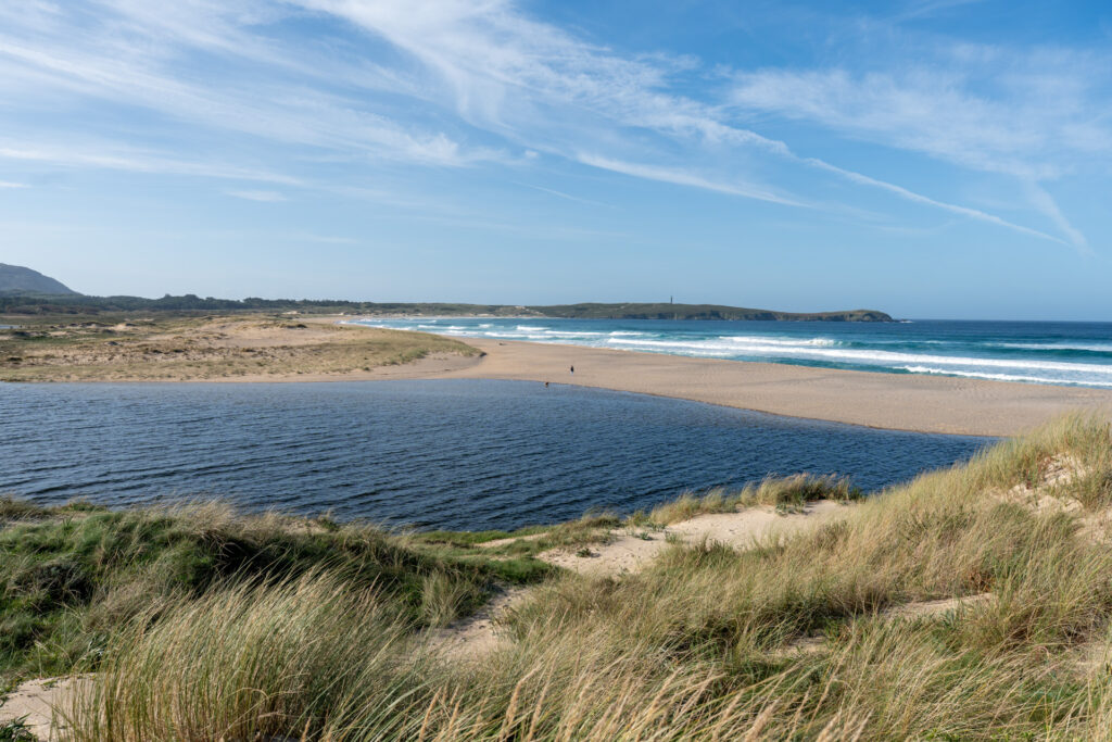 Sanddünen am Praia Da Frouxeira: Costa da Morte