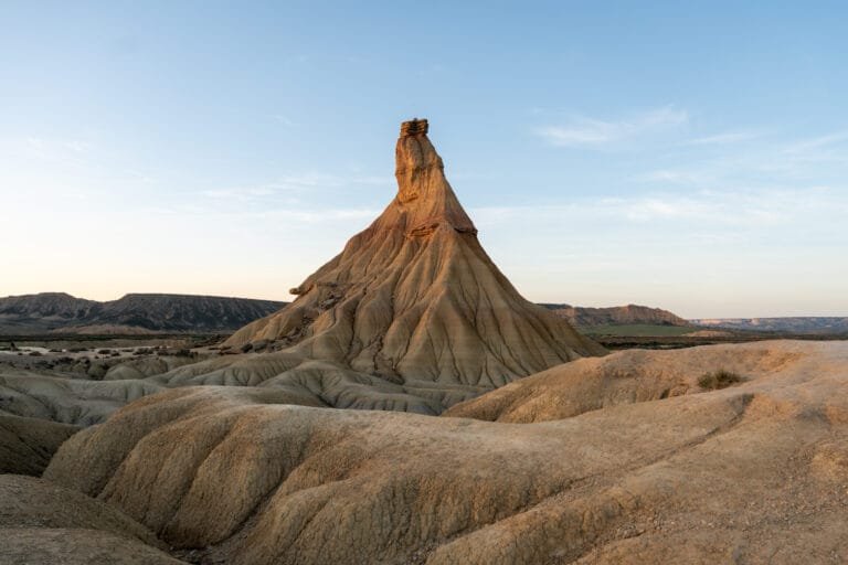 Halbwüste Bardenas Reales Felsformation Castildetierra