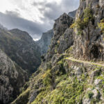 Bergblick von der Ruta del Cares in den Picos de Europa