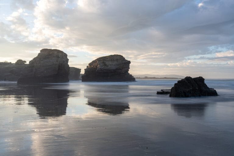 As Catedrais bei Sonnenuntergang