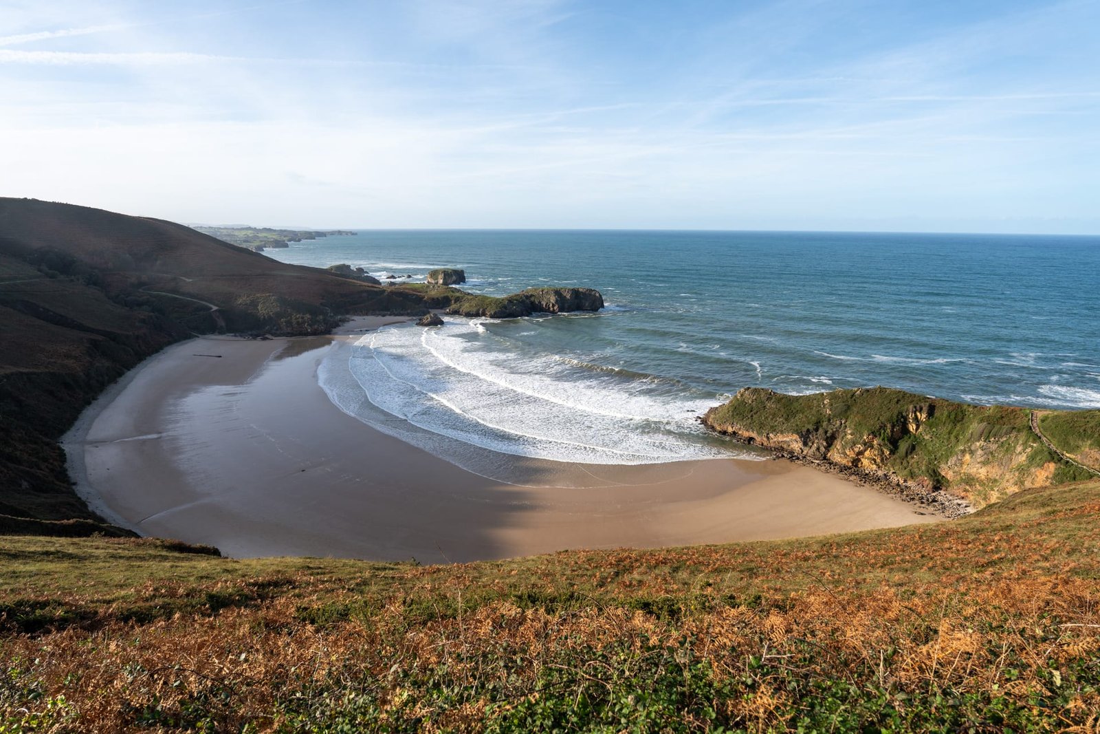 Playa de Torimbia Strände Spanien