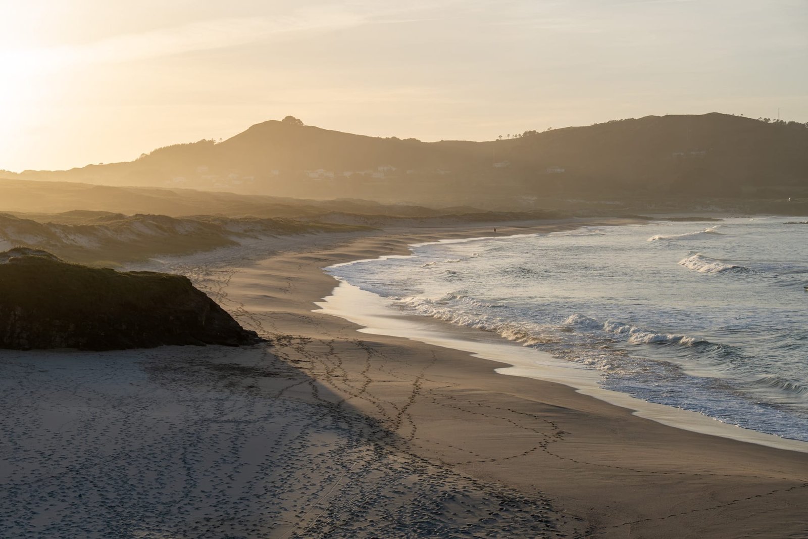 Nordspanien Strände Sonnenuntergang