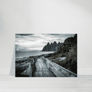 Holzsteg auf Senja
