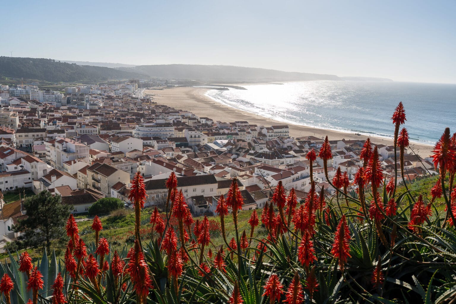 Ausblick über Nazare
