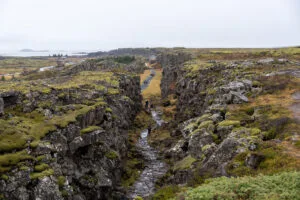 Almannagj&aacute; im Thingvellir nationalpark