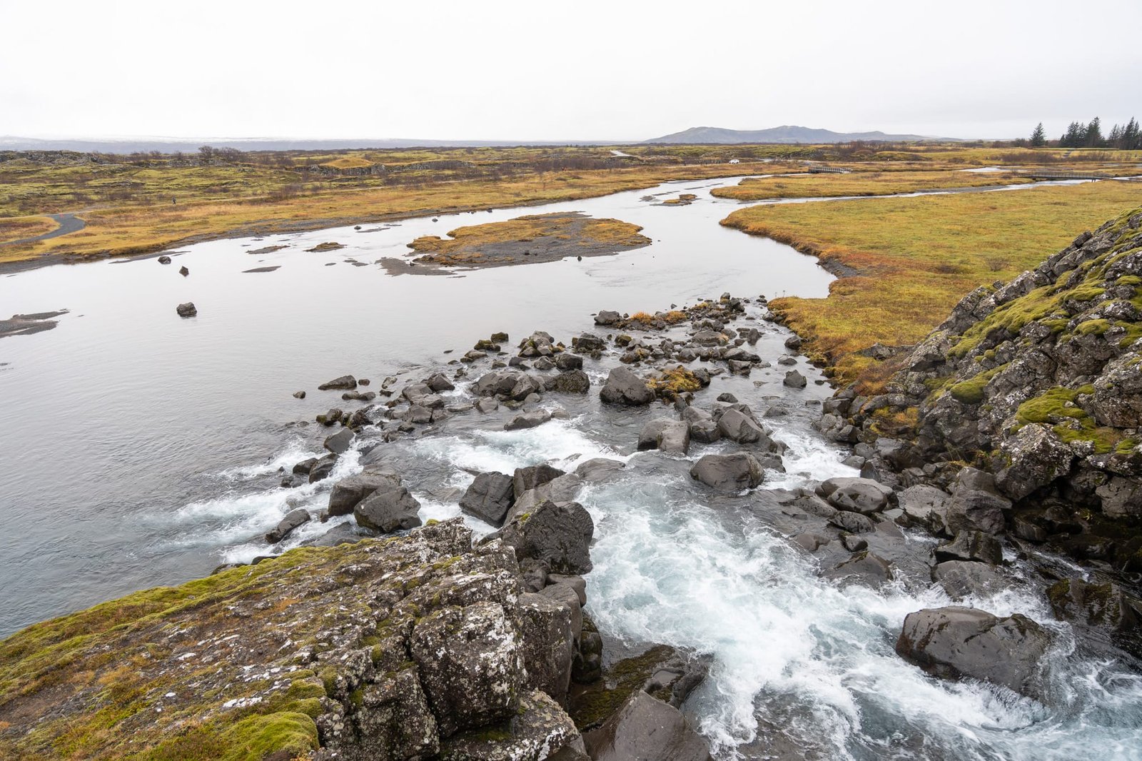 Aussicht Thingvellir nationalpark