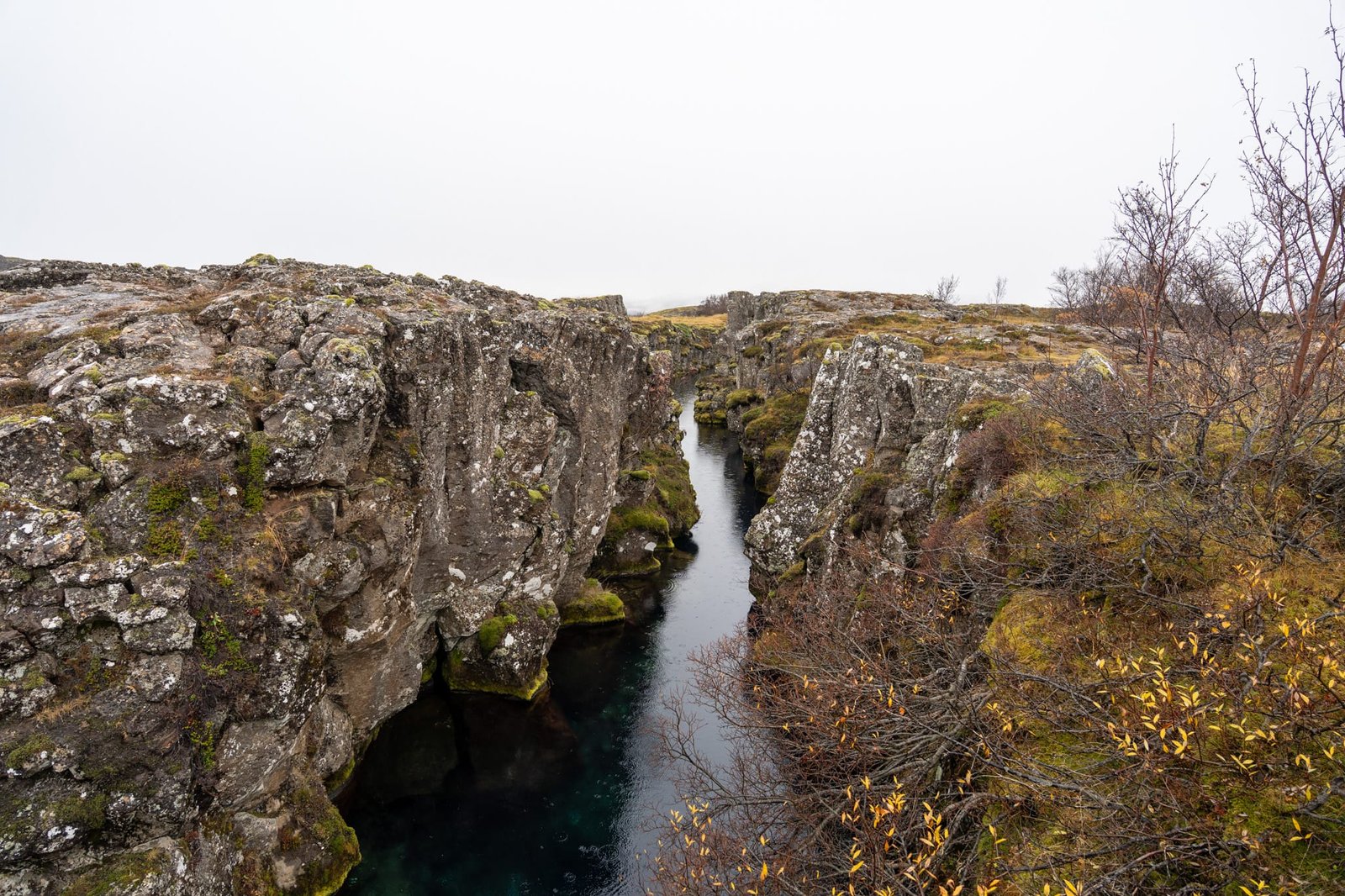 Silfra Spalte Thingvellir nationalpark