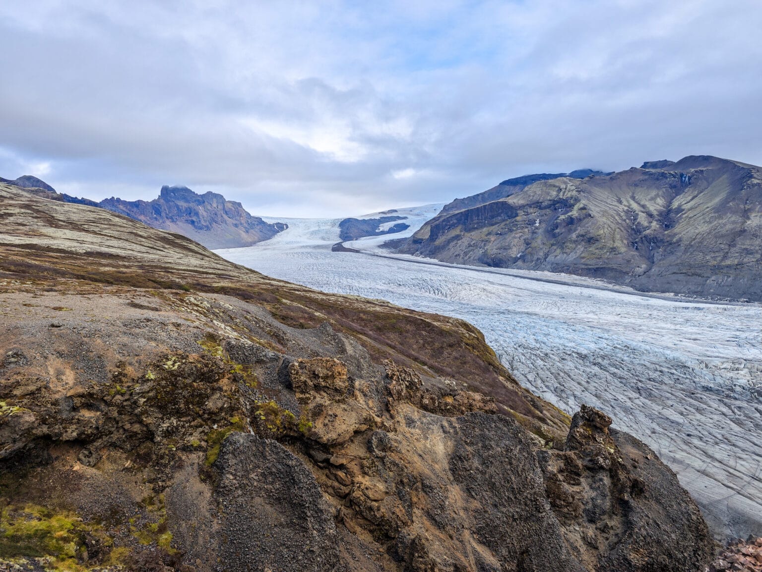 Skaftafellsjökull Island - Skaftafell Nationalpark