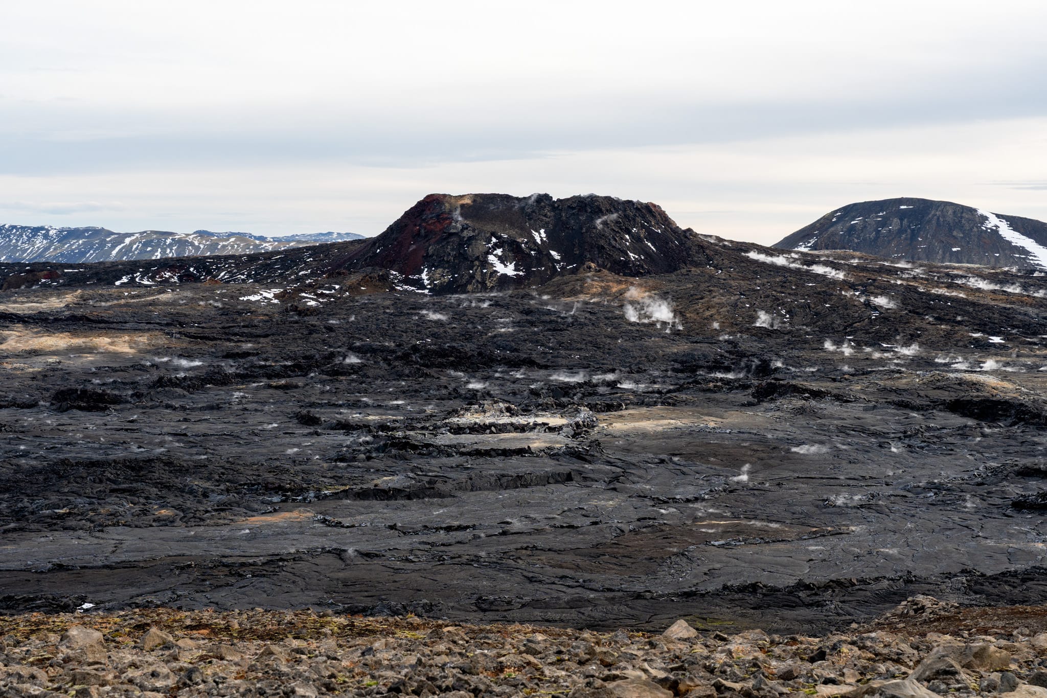 Vulkankrater Fagradalsfjall auf Island