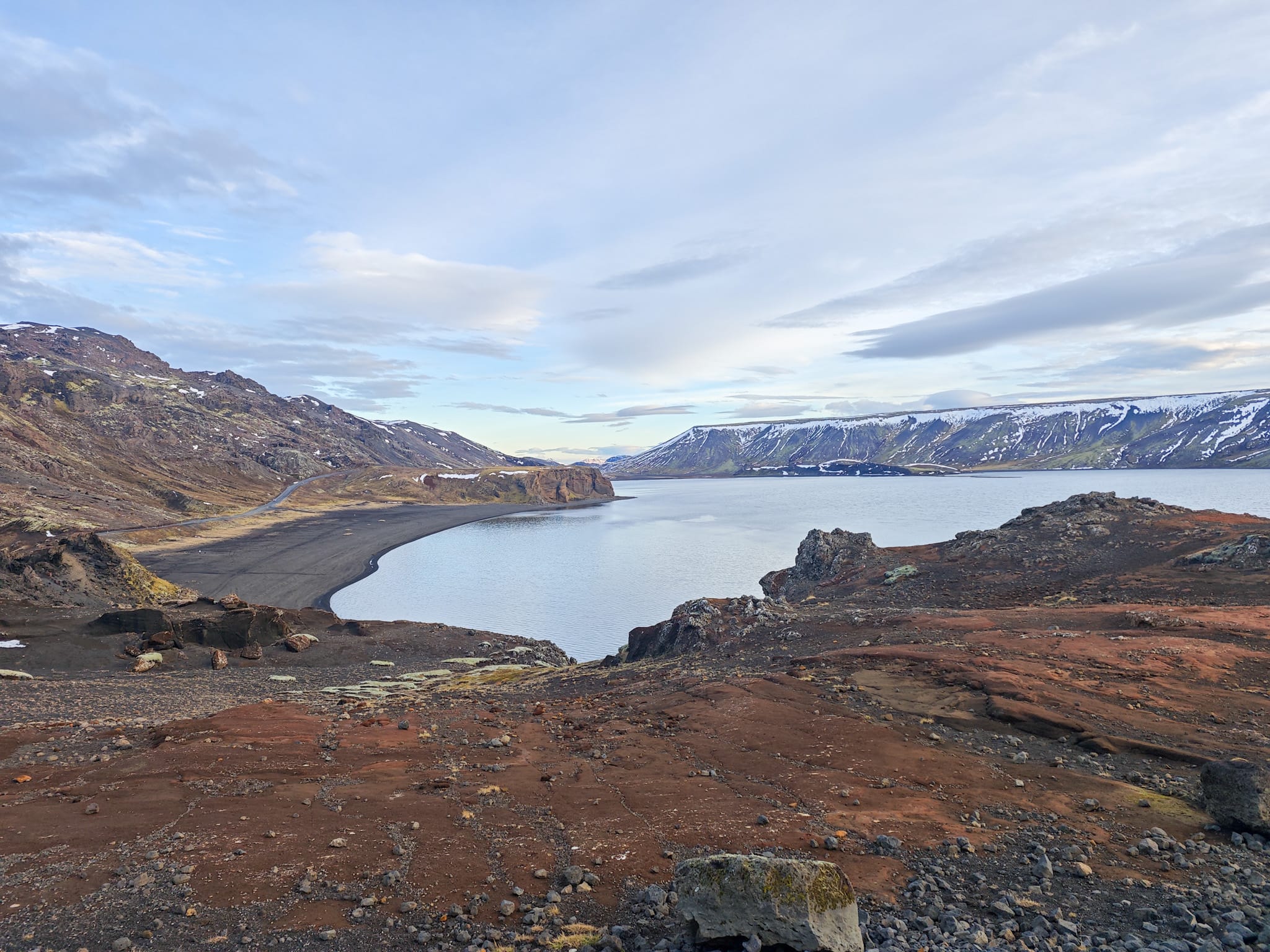 See Kleifarvatn auf der Halbinsel Reykjanes