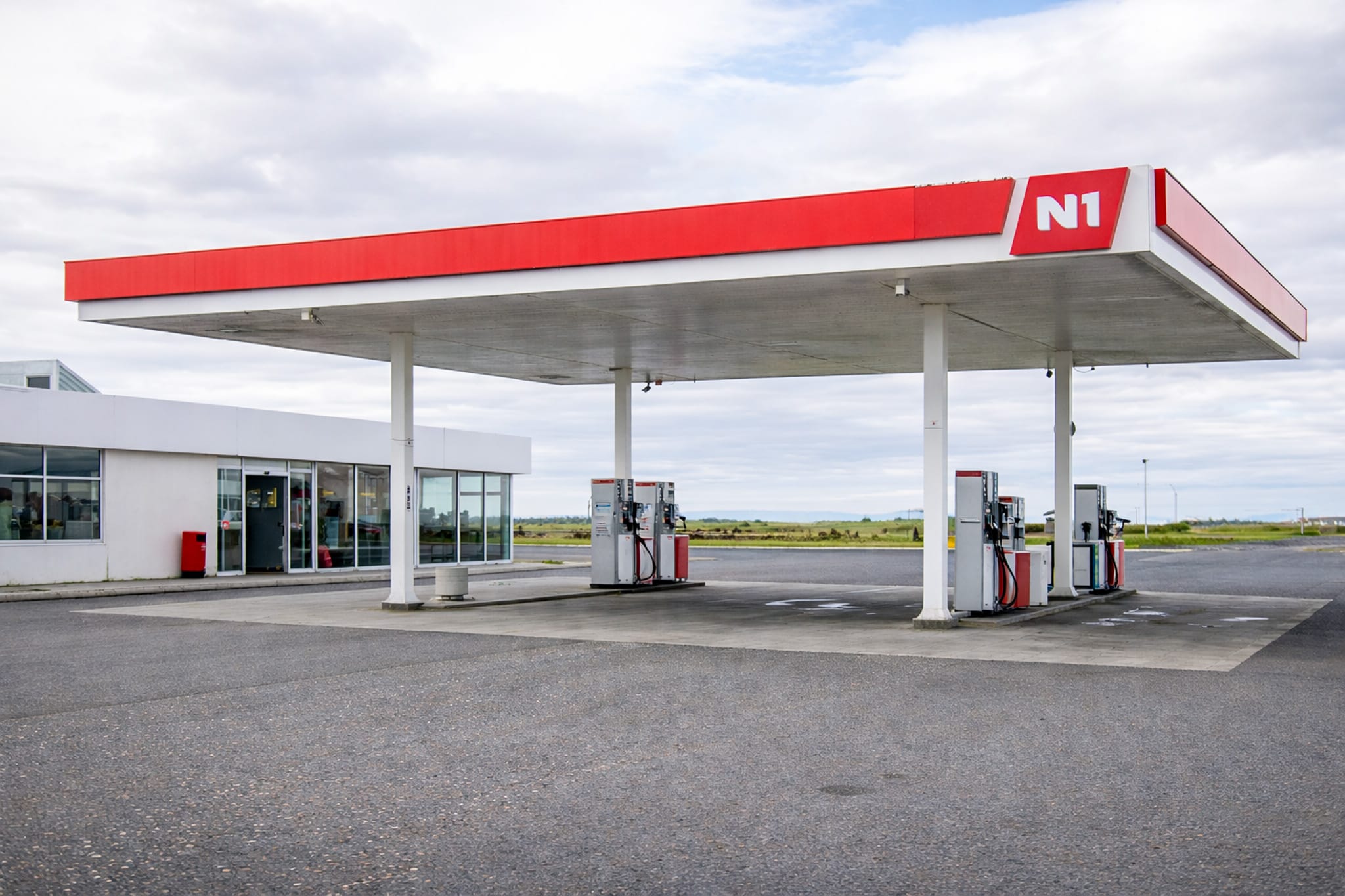N1 Tankstelle Island