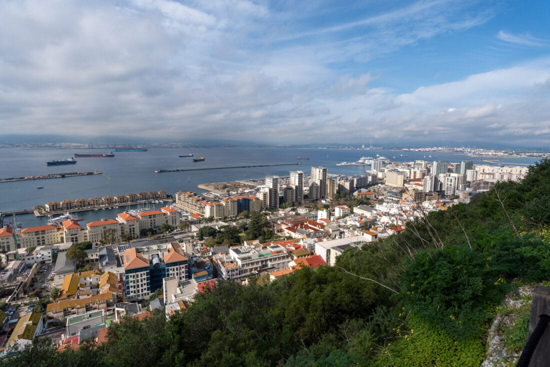 Ausblick über Gibraltar
