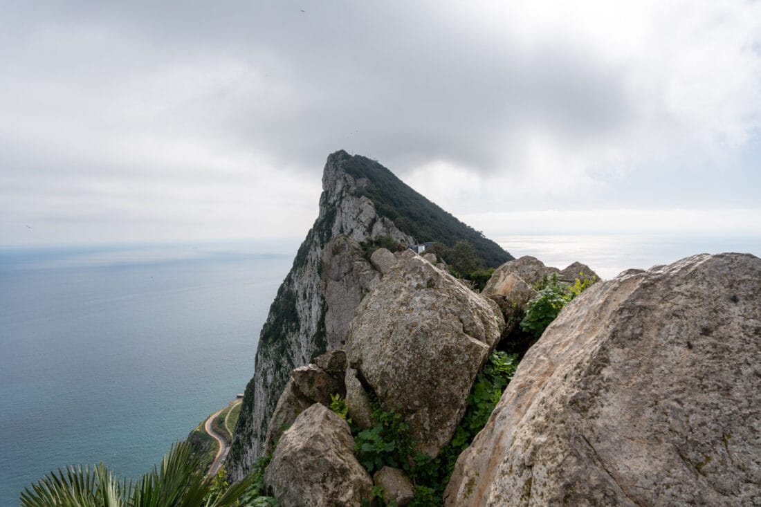Ausblick auf den Felsen von Gibraltar
