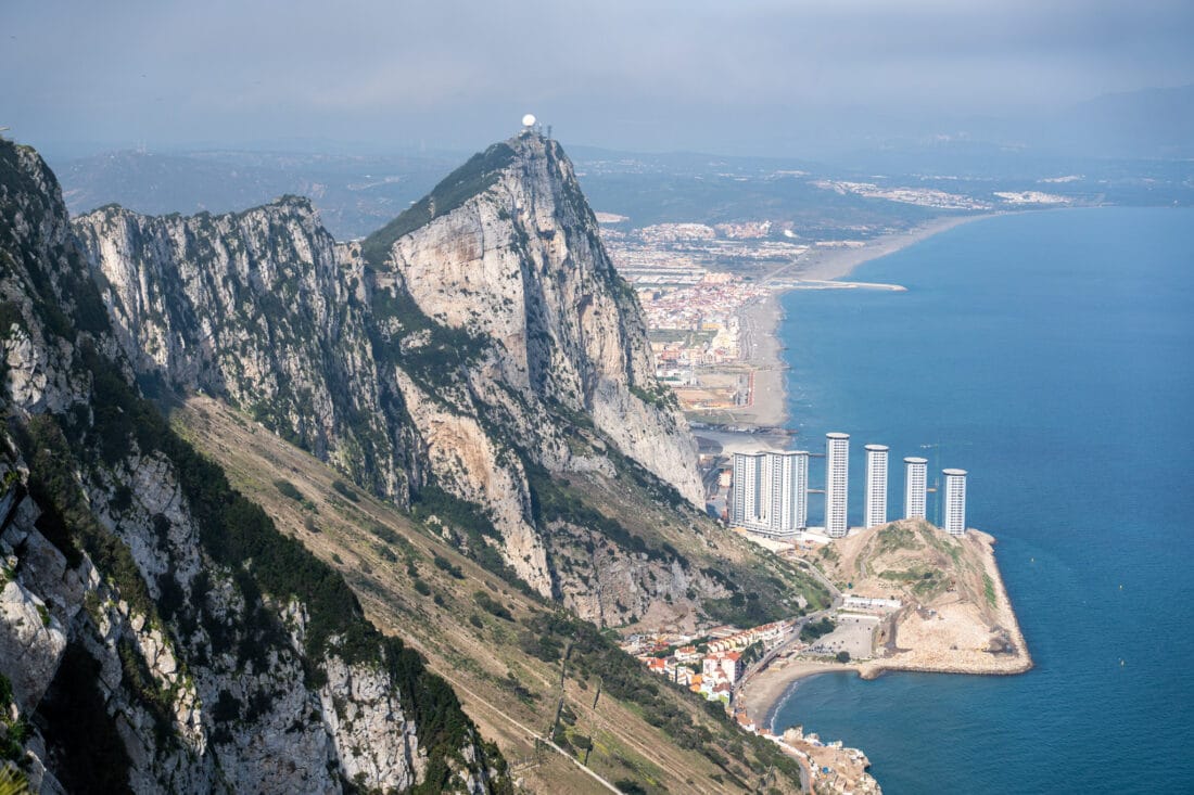Ausblick vom Upper Rock Nature Reserve - Tagesausflug Gibraltar
