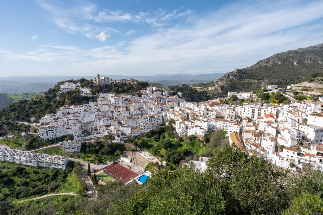 weiße Dörfer in Andalusien