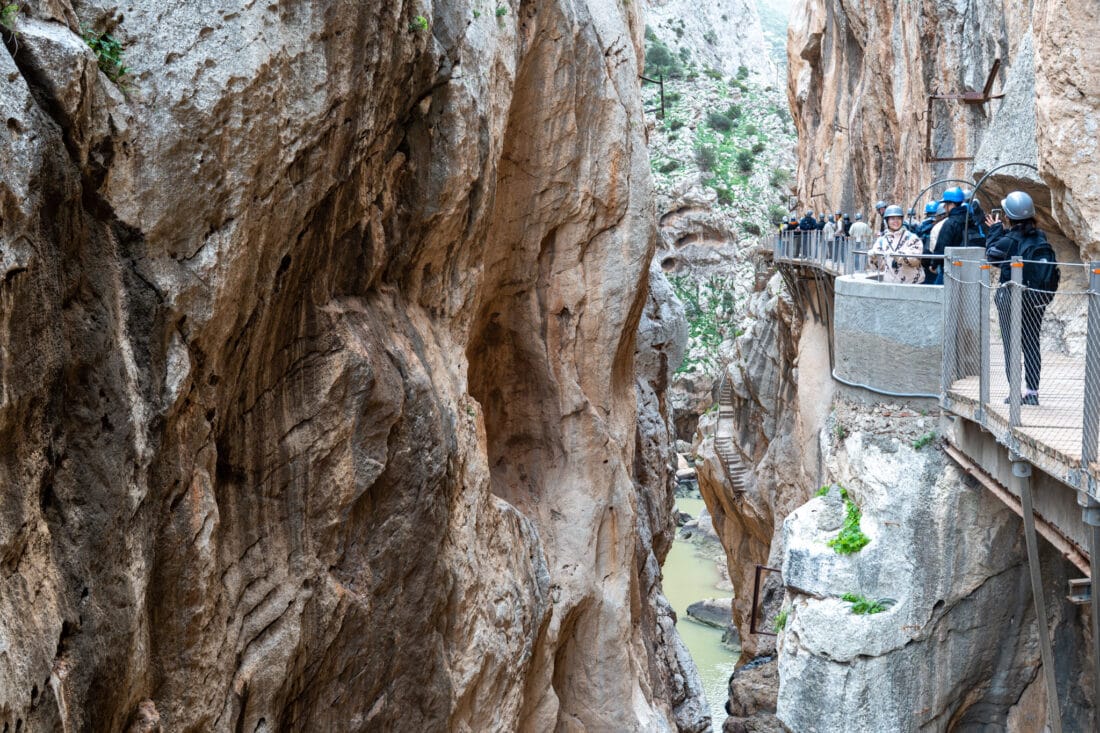 Schlucht des Desfiladero de los Gaitanes - Caminito del Rey