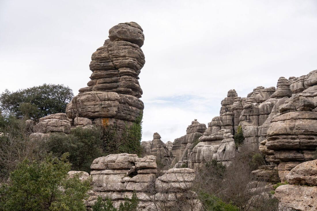 Felssäulen Paraje Natural Torcal de Antequera