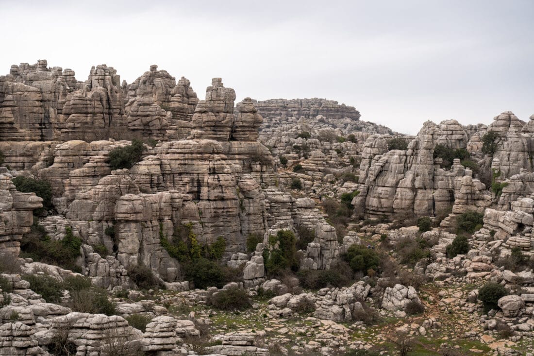 Felsenlandschaft im Naturschutzgebiet El Torcal de Antequera