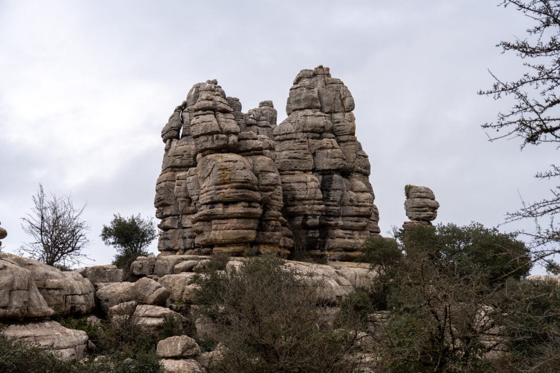 Felssäulen Paraje Natural Torcal de Antequera