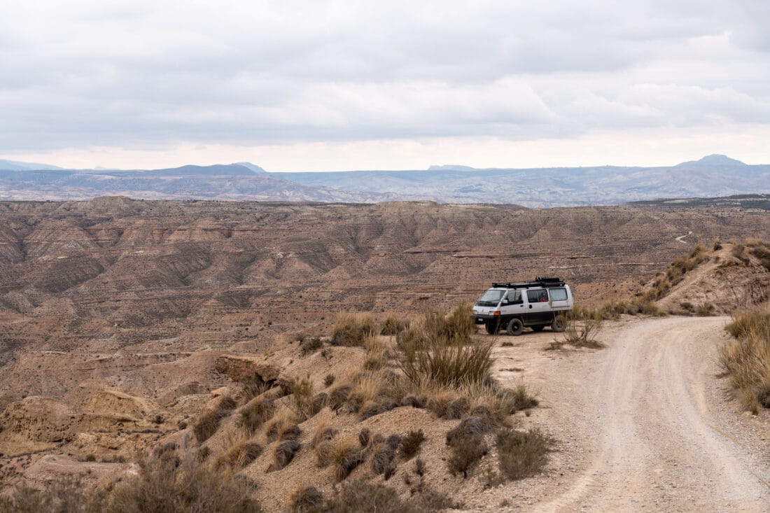 Gorafe Wüste - Offroad Pisten